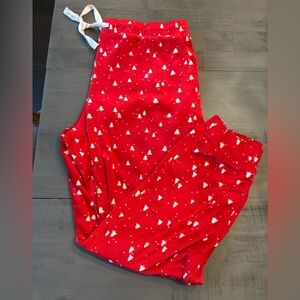 Auden Red and White Holiday Pajama Top & Bottoms
